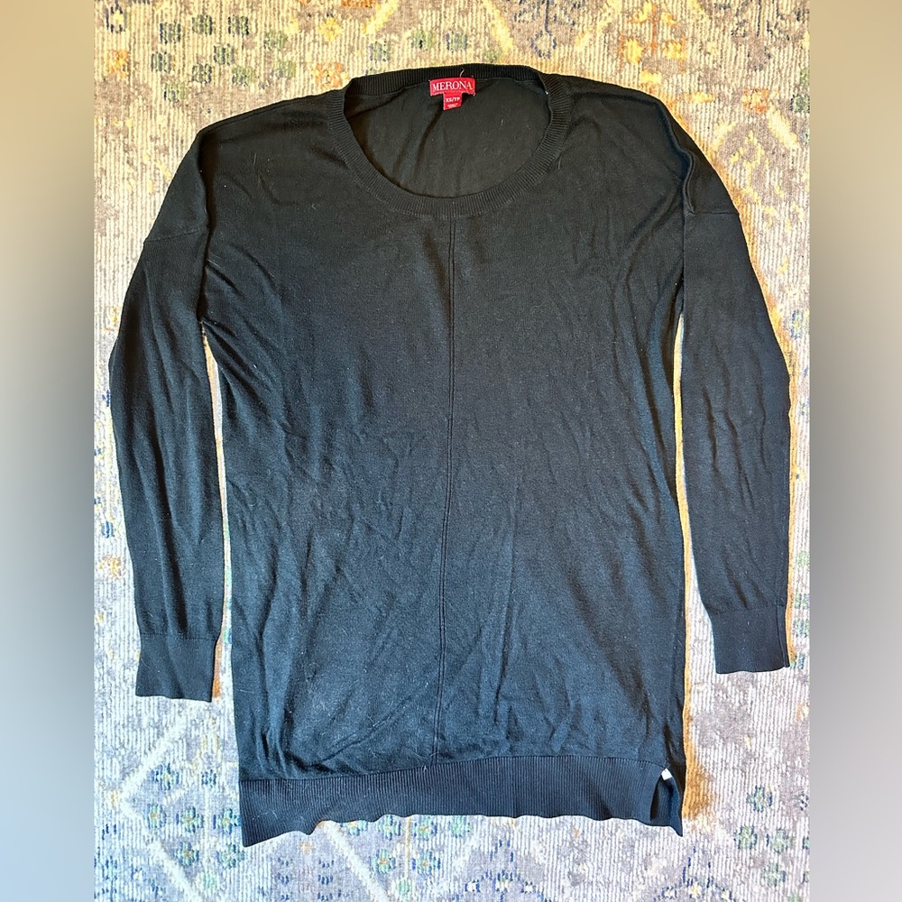 Black Merona/Target Tunic Sweater